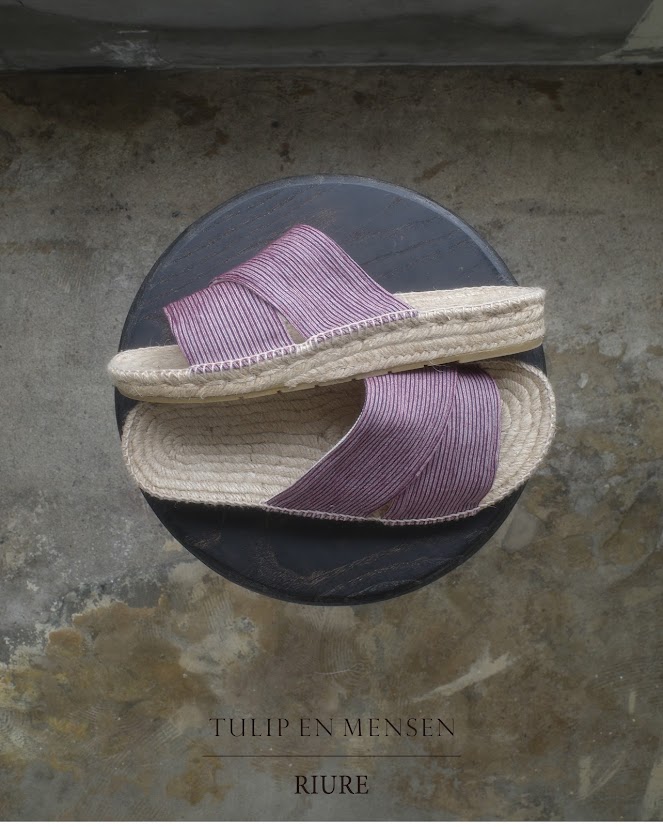 TULIP EN MENSEN|RIURE 亀田縞エスパドリーユ　受注会